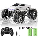 Cheffun Amphibious Remote Control Car, 1:16 Monster Truck Toys for Boys RC Cars, 2.4GHz Waterproof RC Trucks,4WD All Terrain Off-Road RC Car, Birthday Gift for Kids Boys Girls Age 5+ Years Old