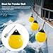 Dock Bumper Ball - Marine Boat Mooring Buoy Inflatable Ball - Anti-Collision Marine Safety Flotation Devices for Motorboats Yachts Aquaculture Skiboats