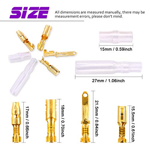 Swpeet 700Pcs Automotive Electrical Wire Connectors Kit, 2.8Mm 2 3 4 6 9 Pin Automotive Electrical Wire Connectors Pin Header Crimp Wire Terminals And 30 Kits 4Mm Car Motorcycle Bullet Terminal Wire #TOP2