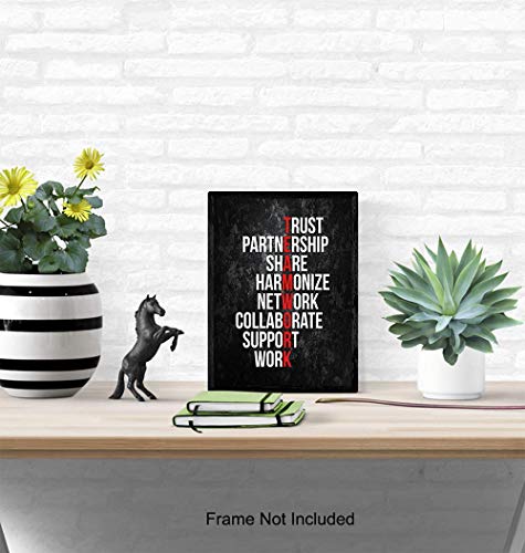 Motivational-Office-Wall-Art-Decor-8x10-Decoration-for-Business-Home-Apartment-Great-Inspirational-Gift-for-Entrepreneur-Executive-Manager-Team-Leader-Unframed-Poster-Picture