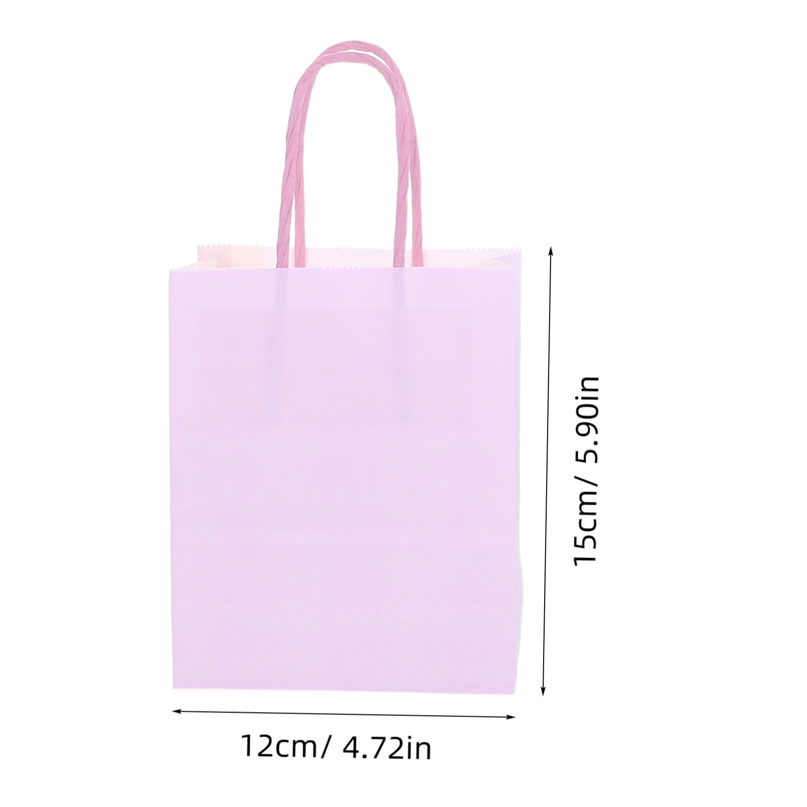 30 Piezas Regalo Pequeñas Kraft Pastel con Asas Resistentes Reutilizables y Portátiles para Cumpleaños Bodas y Celebraciones Festivas de Unidades