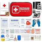 NUVEXIA® SUPER Botiquin De Primeros Auxilios PREMIUM 150 Piezas I kit De Supervivencia para Coche, Viaje, Hogar o Montaña I First Aid Kit I Ideal Para Emergencias y Senderismo.