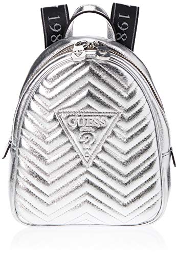 Guess Zana Backpack Women 26Cm Silver