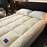 【Matière】Fabriqué en pur coton doux et hypoallergénique, ce matelas est garni d'une seule pièce de fibres de duvet hautement élastiques pour éviter l'affaissement et la formation de grumeaux. Doux au toucher, respirant et évacuant l'humidité, il convient à toutes les saisons. Son matelassage robuste assure un maintien optimal du garnissage et une grande durabilité.