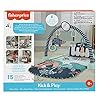 Fisher-Price Alfombra gimnasio de actividades con piano con sonidos y accesorios, motivo bosque, juguete para bebé recién nacido (Mattel HKX37) #5