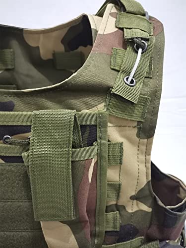 MERCIYD Gilet tactique militaire extérieur, gilet de jeu sur le terrain, équipement de protection de paintball, gilet de protection pour pistolet à air comprimé, adapté à la chasse en plein air, – vue 7