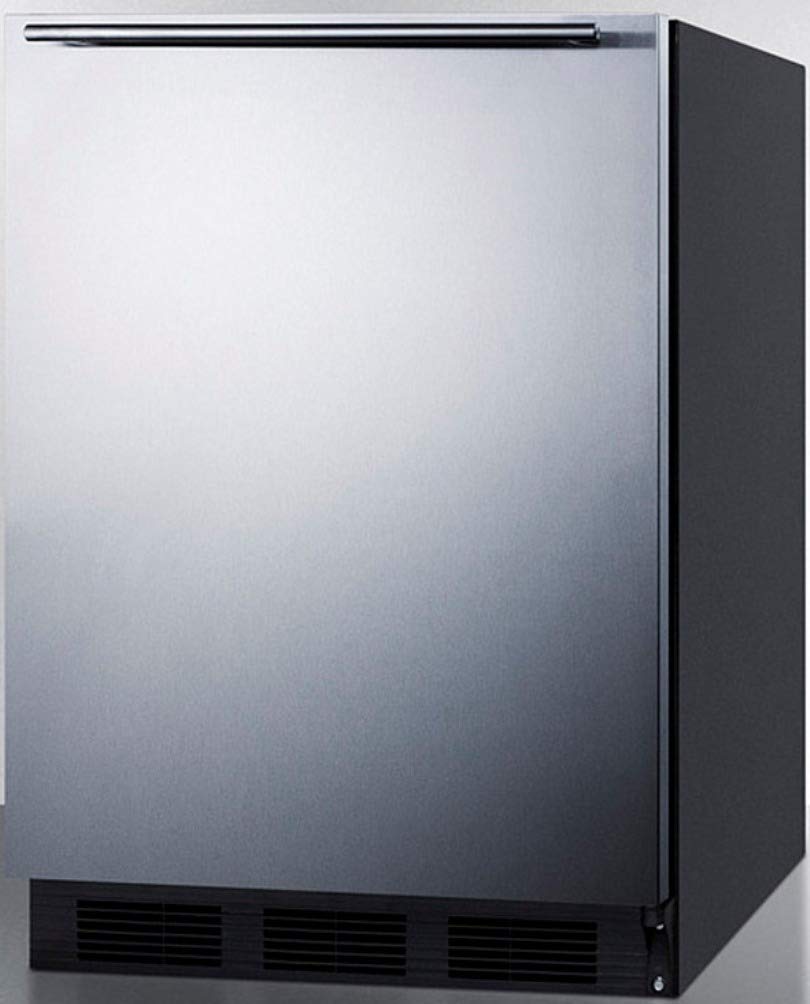 Summit Appliance Ff7bksshhada 24" Wide All-Refrigerator, ADA Compliant; 5.5 Cu.Ft; Stainless Steel Door; Automatic Defrost; Adjustable Glass Shelves; Adjustable Thermostat on Fridge.com - View 2