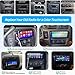 Single Din Car Stereo with Apple Carplay Android Auto,6.9 Inch IPS Touchscreen, 1 Din Car Audio Receivers wtih Bluetooth Handsfree/FM/AM/Dual USB/Type-C/EQ/SWC/GPS Navigation/Backup Camera/Microphone