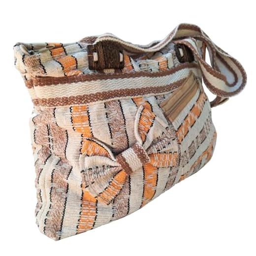 Bolsa Feminina Artesanal em linha com alça bolsa média Bolsa de Mão handbag sacola