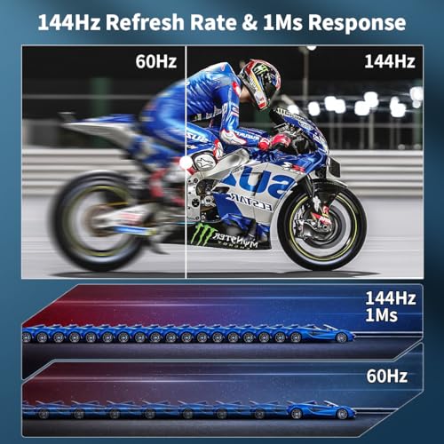 Touch Screen Portatile 16 Pollici 2K 144 Hz WQHD 100% Monitor Portatile HDR IPS Eye Care Game Display USB C Mini DP HDMI per Game Console, Laptop Mac, VESA - Monitor - Immagine 2