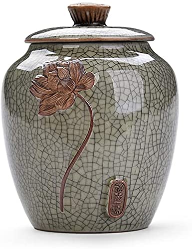 EIERFSKIOT urns for ashes adult ashes urn small urns for ashes Ashes Cremation Urn for a Small Number of People in the Family Urn Ceramic Seal Cremation Urn Garden Urns for Ashes(Color:6)