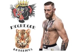 Conor McGregor Inspired Fake Tattoo Set | Permanent Tattoo Ink Kit