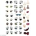 Gommettes autocollantes - Visages - 124 pcs