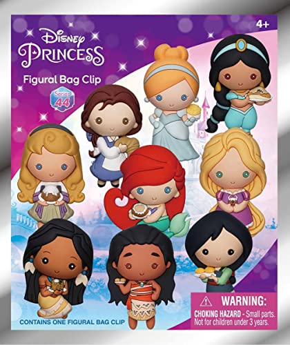 Porte-Clé Mousse 3D Disney Princess Clip de Sac pour Customisation et Collection