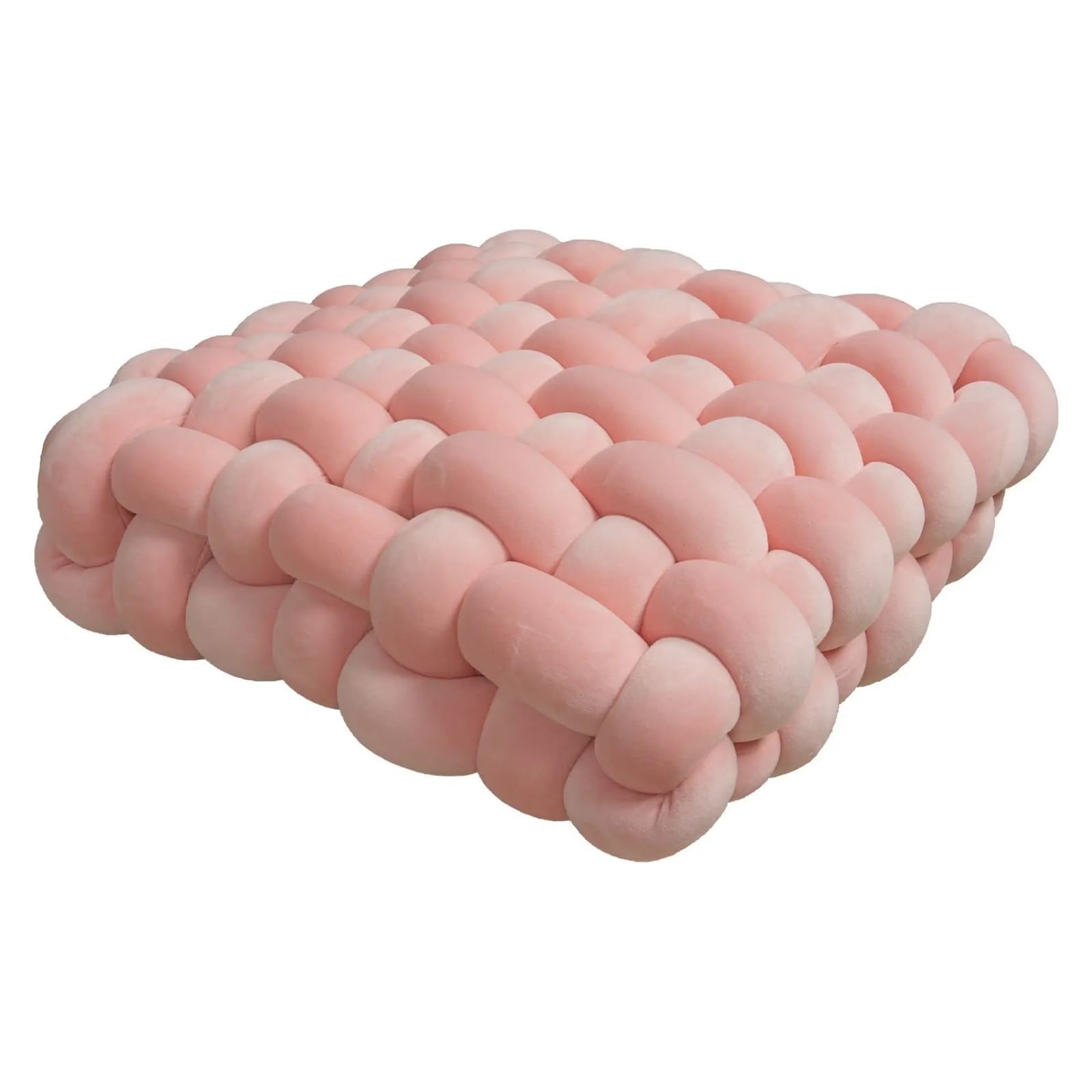 Knot pillow, Hand-Woven Knotted Throw Pillow Multicolor Multiple Sizes