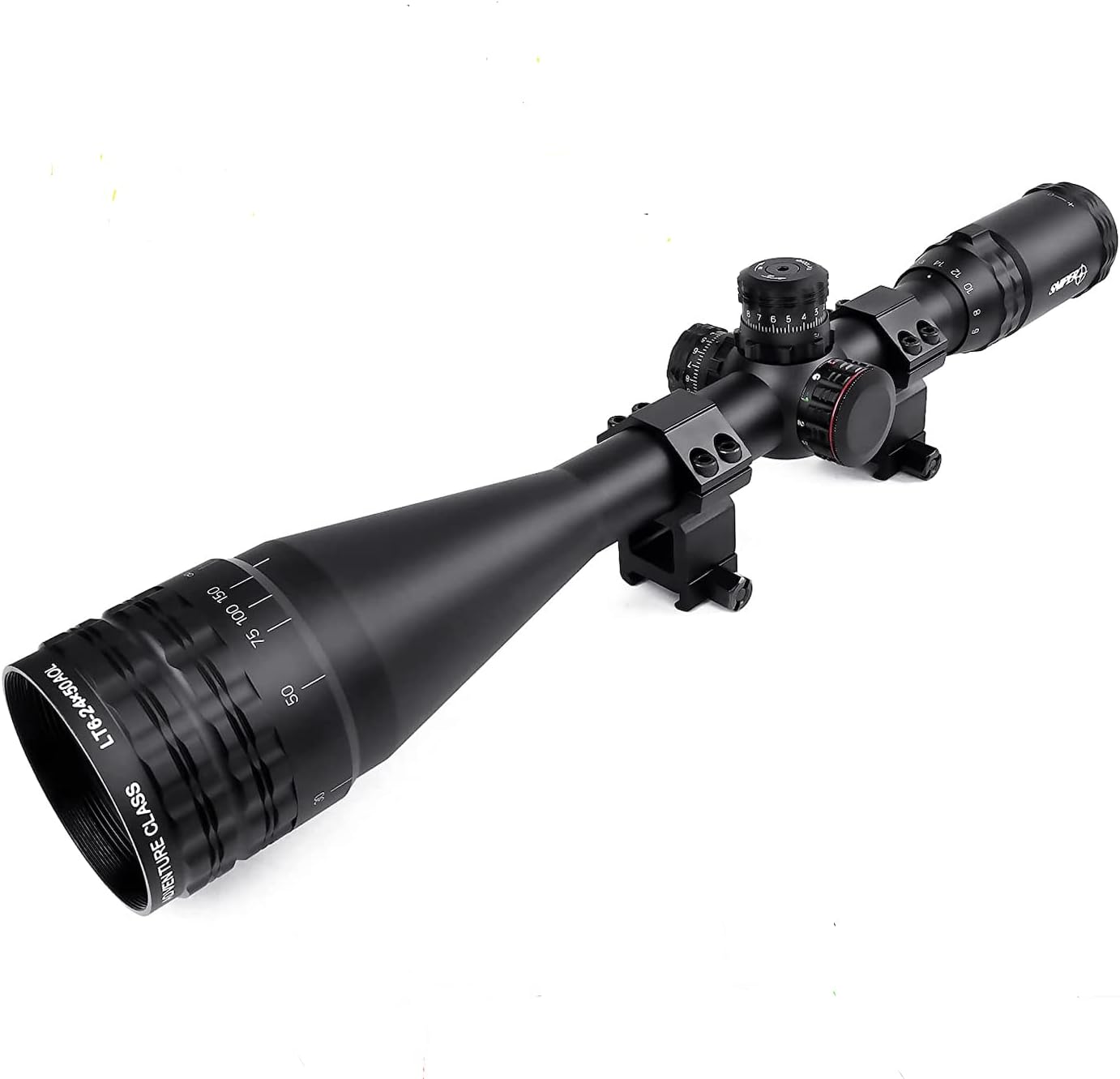 LT 4-16X50 / 6-24X50 Hunting Rifle Scope R/G/B Illuminated Riflescope, Adjustable Objective