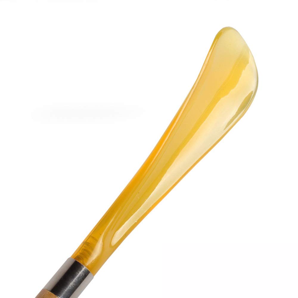Calzador Hecho con Mango de Madera Fino, se Puede Colgar, Zapato con Cabeza de plástico, 31,54 cm, Zapatos Viejos Gratis, Longitud Correcta resbaladiza