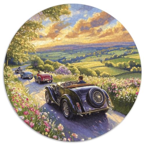 Puzzle vintage de coche clásico: un regalo original y difícil para adultos