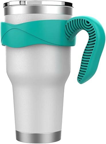 El mango del vaso se adapta a vaso YETI de 30 onzas, vaso OZARK TRAIL, vaso Rambler (verde) disponible en Yaxa Colombia