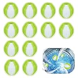 12 Stücke Fusselbälle für die Waschmaschine,Tierhaarentferner Waschmaschine,Wiederverwendbar Fusselball für Waschmaschine,Hundehaarentferner Wäscheball für die Waschmaschine