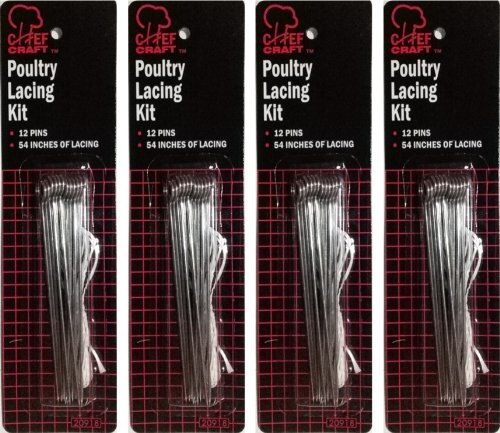 Poultry / Turkey Lacing Kit, Set of 4 Packs