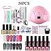 Produktbild TOMATION 36PCS UV Nagelset Gel Farben für Nägel Nagellack Set 36W UV/LED Nagellampe,All-in-One-Geschenkset für Nail-Art-Starter-Kit