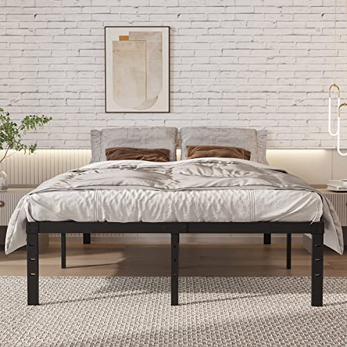 Oliway Full Bed Frame, 18 Inch Tall Metal Platform Bed Frame, Heavy Duty 3500Lbs Steel Slat Support, Easy Assembly, Noise Free, No Box Spring Needed, Mattress Foundation, Underbed Storage Space #TOP2