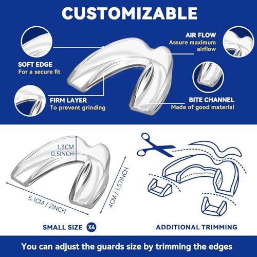 Bokzen 4S-MG0 4 Pack Kids Mouth Guard thumb #2