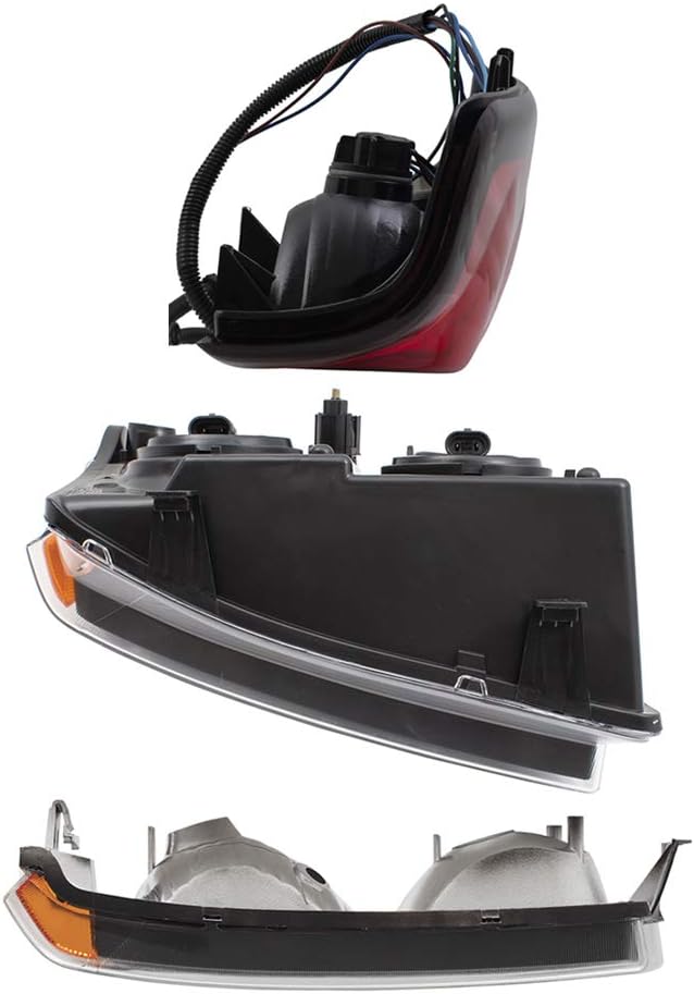 Brock Replacement 6 Pc Headlights Tail Lights & Park Signal Lamps