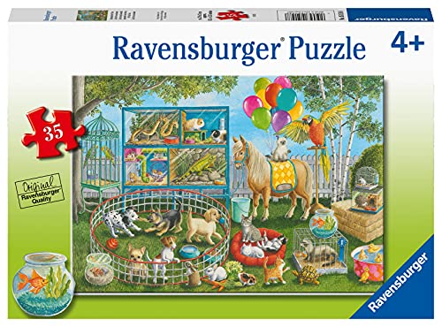 Ravensburger Pet Fair Fun 35 Piece Jigsaw Puzzle For Kids - 05158 - Every Piece Is Unique, Pieces Fit Together Perfectly #TOP1