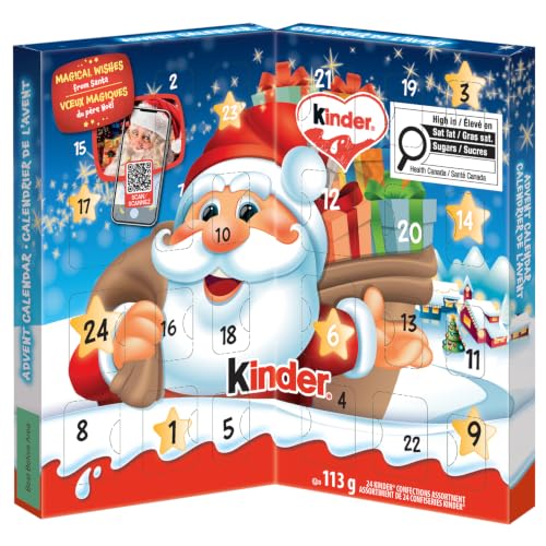 KINDER Christmas 2026 Advent Calendar - Assorted Confections - 113 g