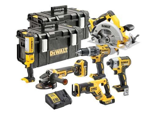 Dewalt DCK623P3-GB XR Brushless Compact Kit, 18 V, Multi-Colour, Set of 6 Pieces