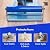 Floor Protection Film, 24 inch x 200' roll, Made in USA, Blue Self Adhesive Floor Protector for Moving and Construction, Temporary Floor Covering for Protection of Hardwood Floors, Tile, Hard Surfaces