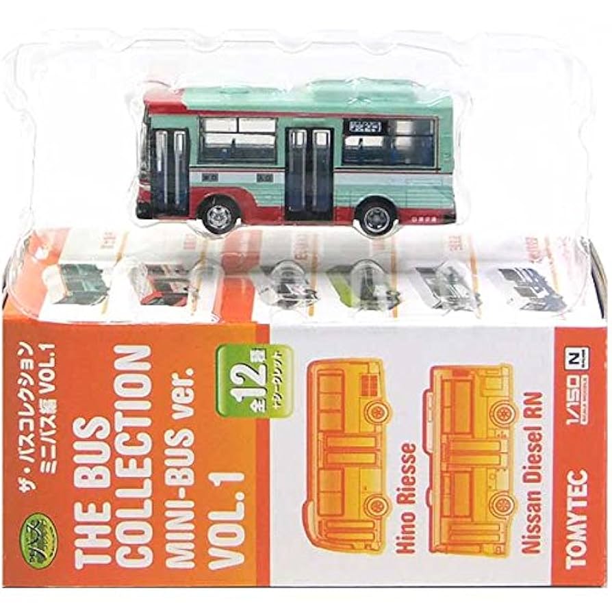 バスコレクションミニバス編vol.1 ノーマルコンプ12台セット ザ・バスコレクション | ジオコレ | トミーテック