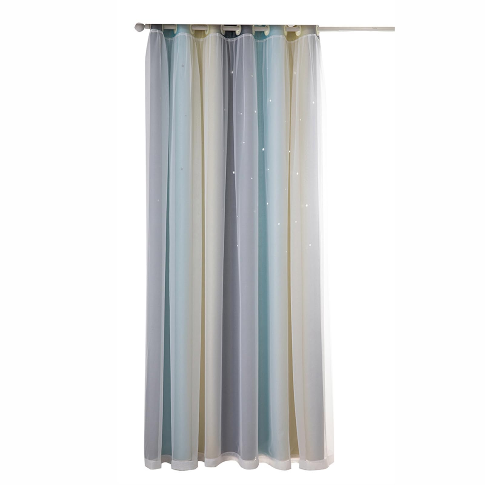 Rideaux occultants double couche de qualité supérieure beige