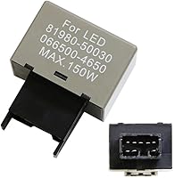 Vista 1 de iJDMTOY 8-Pin LM449 81980-50030 066500-4650 Relé de flasher LED electrónico de 8 pines, compatible con Lexus Scion o Toyota, unidad de repuesto
