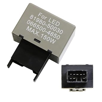 iJDMTOY 8-Pin LM449 CF18 Hyperflash Fix LED Flasher for Toyota/Lexus/Subaru