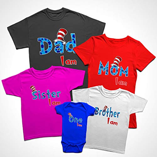 MATCHING Family Birthday Shirts Cat In 