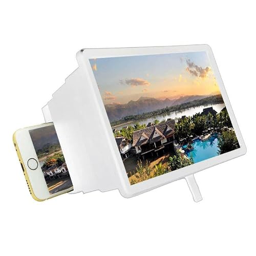 F2 Eye Protection Retractable Screen Video Phone Magnifier Bracket Power Amplifier Video Hd Phone Screen Magnifier #TOP2