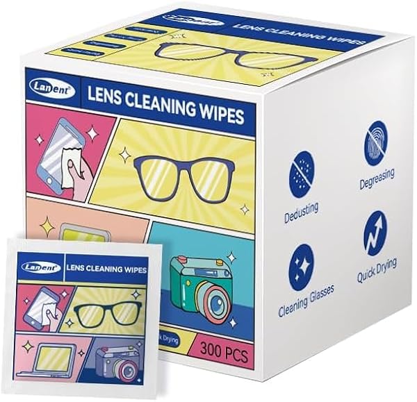 Lot de 300 lingettes nettoyantes pour lunettes Coldchill