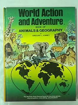 Hardcover World Action and Adventure: Book of Animals & Geography Book