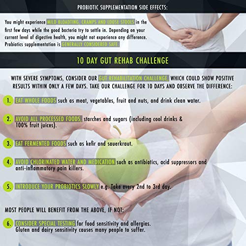 Dna Shift Probiotics 50 Billion - 11 Strain Probiotic Prebiotic - Men & Women Probiotic Supplement To Best Support Digestive And Brain Health, & Balance Inflammation - Guaranteed Potency To Expiration #TOP6