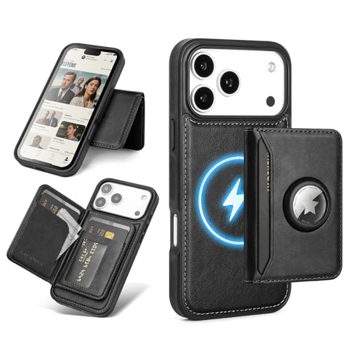 Antsturdy for iPhone 18 Pro / 17 Pro Phone Wallet Case,Black