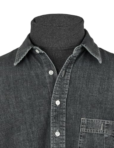 Ohoo Ribbed Cotton Blend Fake Turtleneck Dickey Collar Lightweight Detachable Mock Layering Accessory for Men Women4