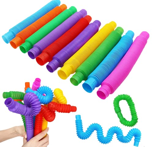 6 Poptube Tubo Fidget Tube Toys Folding Pop It Anti Estresse Auti...