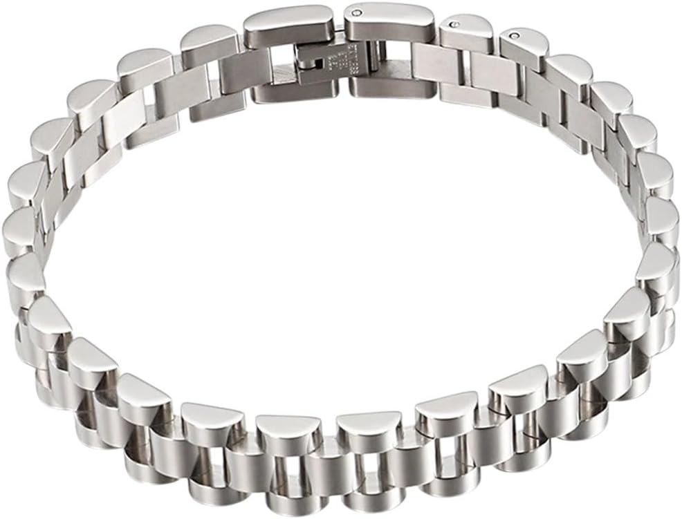 Titanium Steel Bracelet Gold Plated Detachable Wristband Watch Chain Female Hip-Hop Gold Bracelet Color Retention