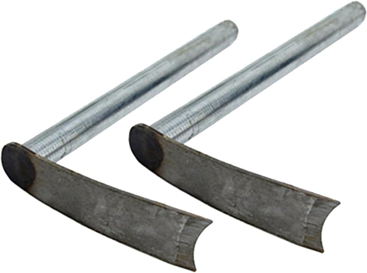 BESPORTBLE 2 Pcs Garden Handheld Hoe Set for Weeding and Digging, Stainless Steel Small Steel Hoes with Ergonomic Design and High Hardness for Easy Gardening and Lawn Care