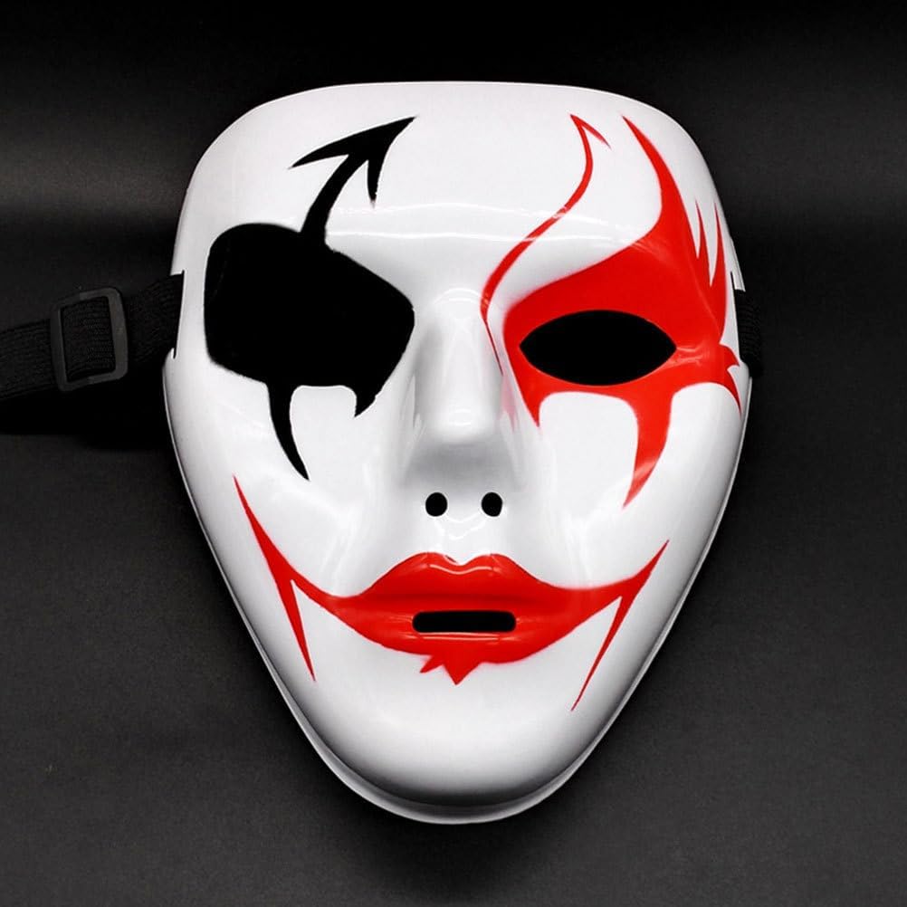 TOYANDONA 3pcs Party Mask Jester Costume Creepy Mask Full Face Mask Costume Cosplay Prop Costume Masks Fancy Dress Masks Diy White Prom Decor Role Play Outfits Halloween Plastic Grim Reaper