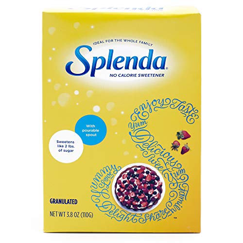 SPLENDA No Calorie Sweetener Granulated Sugar Substitute, 3.8 Ounce Box