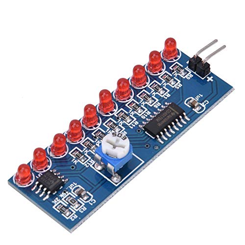Fafeicy 2 piezas NE555 + CD4017 LED Chaser Módulo de luz de flujo de agua, kit de bricolaje Circuito electrónico, Otros Componentes Electrónicos